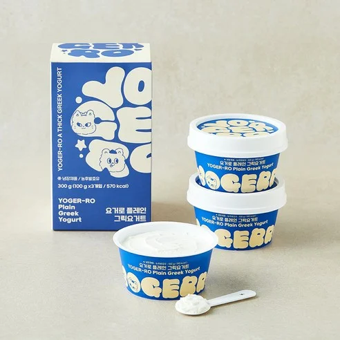 요거로 플레인 그릭요거트