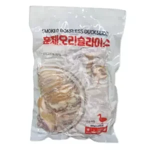 훈제오리 슬라이스