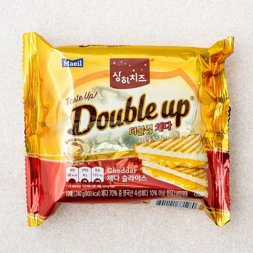 상하치즈 더블업 체다 슬라이스