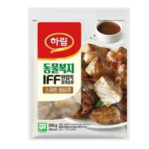 동물복지 IFF 한입쏙 닭가슴살 스위트 바비큐