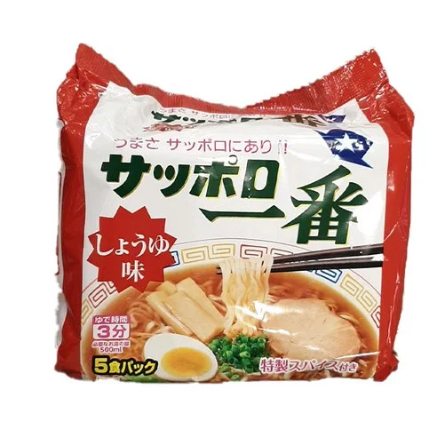 사뽀로 간장맛 라면