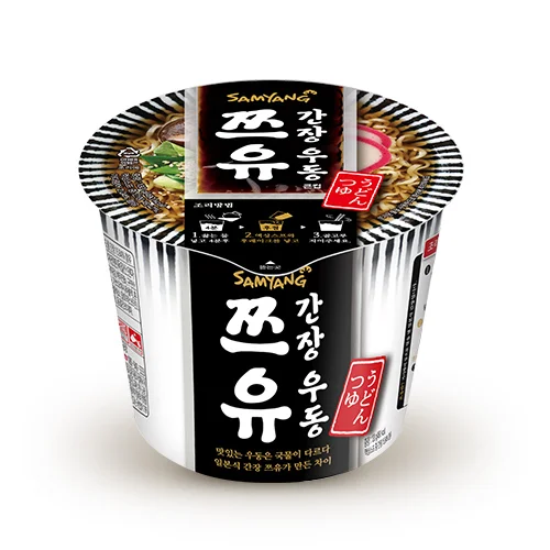 큰컵쯔유간장우동