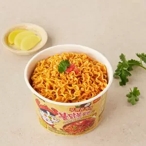 큰컵커리불닭볶음면
