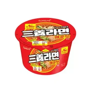 큰컵삼양라면매운맛