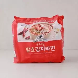 우리밀 발효김치라면