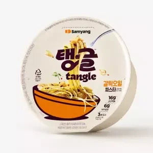 큰컵 탱글 갈릭오일파스타