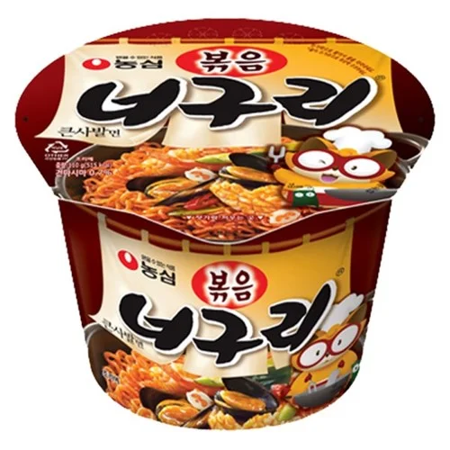 볶음너구리큰사발면