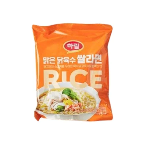 맑은 닭육수 쌀라면