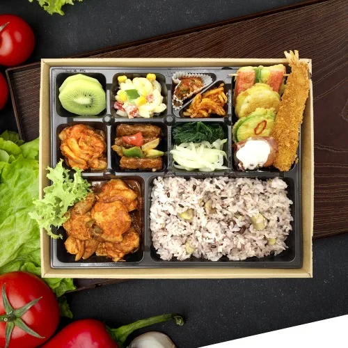 닭볶음&모둠전 도시락