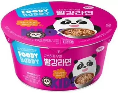푸디버디 빨강라면 컵