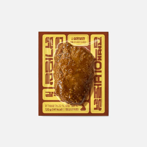 잠백이 바로닭 실온 보관 닭가슴살 갈릭갈비맛