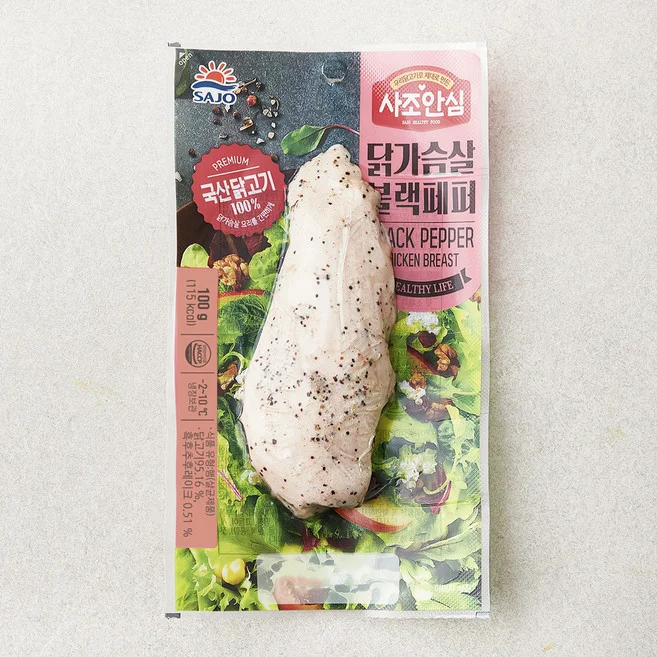 사조안심 닭가슴살 블랙페퍼