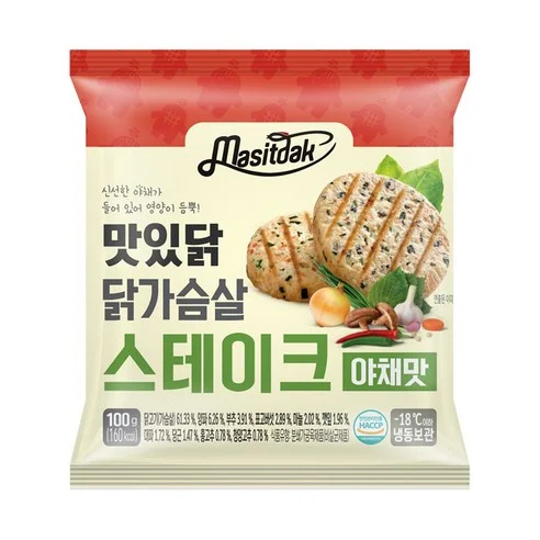 씨랩 깻잎 야채맛 닭가슴살 스테이크