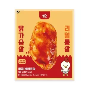 뺀닭 리얼통살 닭가슴살 매콤달콤떡볶이맛