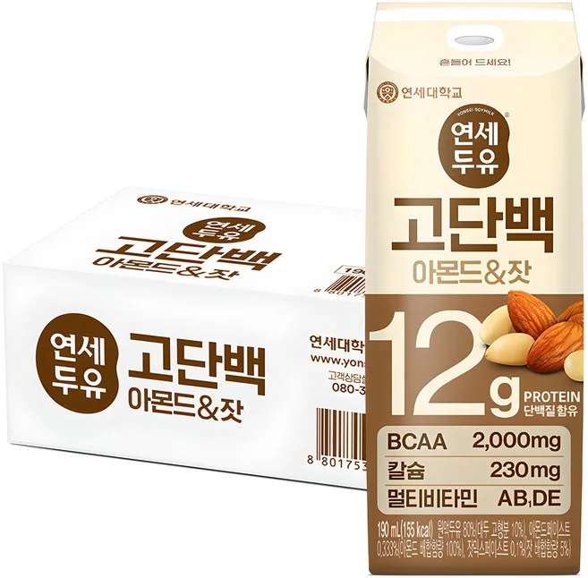 연세두유 고단백 아몬드&잣