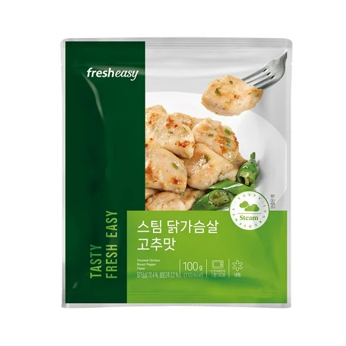 더프레시 스팀 닭가슴살 고추