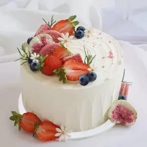 딸기 생크림 케이크