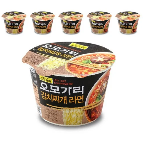 가락 오모가리 김치찌개 라면