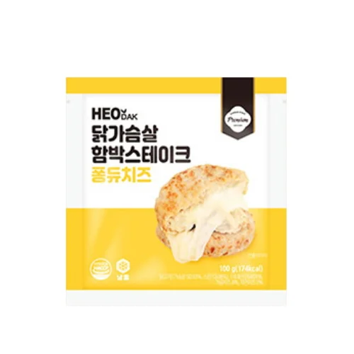 오빠닭 닭가슴살 함박스테이크 퐁듀치즈