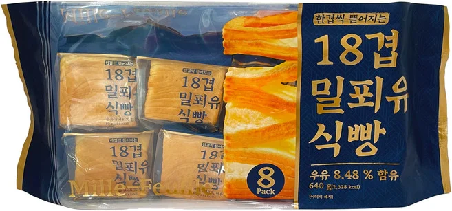 18겹 밀푀유 식빵 (640g)